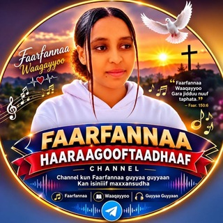 Telegram profile photo for F A A R F A N N A A H A A R A A GOOFTAADHAAF🎤🥁