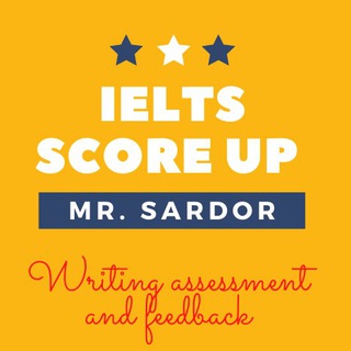 Telegram profile photo for IELTS SCORE UP 7.0 + with Mr. Sardor