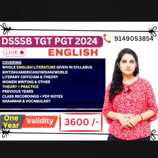 Telegram profile photo for TGT PGT English ❤️🔥