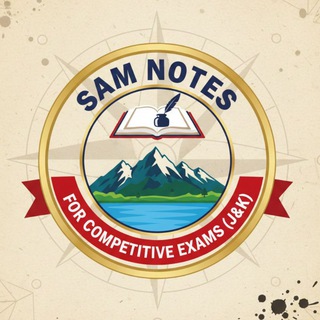 Telegram profile photo for SAM NOTES FOR JKPSC/JKSSB EXAMS