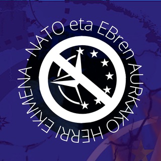 Telegram profile photo for NATO eta EBren aurkako Herri Ekimena