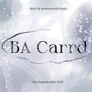 Telegram profile photo for BA Carrd : Open ♡