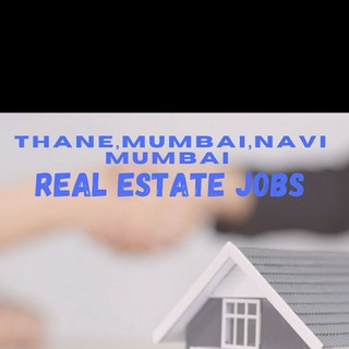 Telegram profile photo for Real estate Jobs in Thane,Mumbai,Navi Mumbai