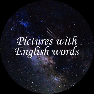 Telegram profile photo for Pictures with English words
