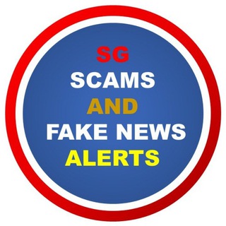 Telegram profile photo for SG Scams & Fake News Alert