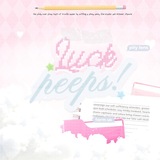 Telegram profile photo for ♡ 𝟸.𝟶𝟷𝟶 luck-peeps! 🎀🧷 ♫ ࣪ ˖