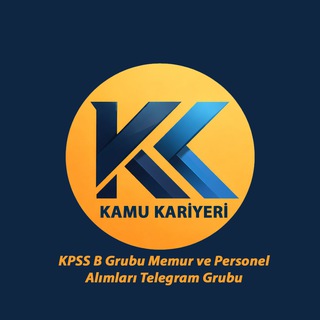Telegram profile photo for 2026 KPSS B Grubu (Lisans - Önlisans - Ortaöğretim) | Kamu Kariyeri