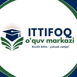 Telegram profile photo for ITTIFOQ O‘QUV MARKAZI