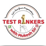 Telegram profile photo for Test R1nkers with Mukesh Sir