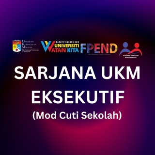 Telegram profile photo for CHANNEL UMUM SARJANA MOD CUTI SEKOLAH UKM
