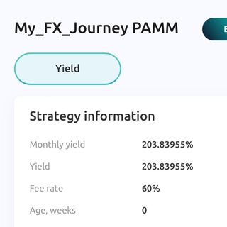 Telegram profile photo for My FX Journey PAMM