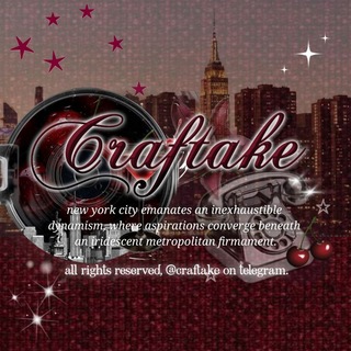 Telegram profile photo for ✶.. ’craftneed | ﹙open.﹚ 🪩♥️