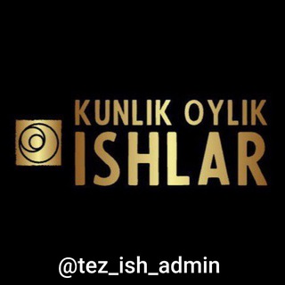 Telegram profile photo for TOSHKENT KUNLIK VA OYLIK ISHLAR