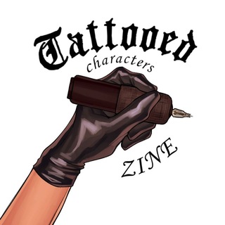 Telegram profile photo for Tattooed Characters Zine