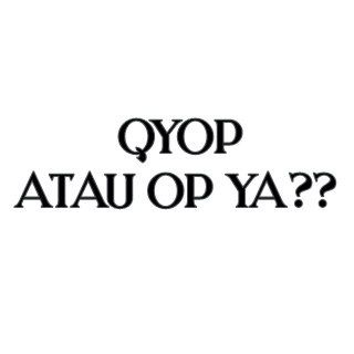 Telegram profile photo for Perbedaan Qyop dan OP