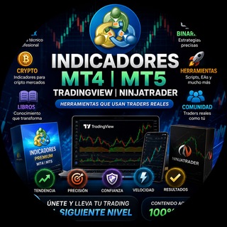 Telegram profile photo for indicadores MT4 MT5 TradingView NinjaTrader
