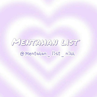 Telegram profile photo for Mentahan list !