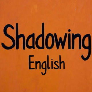 Telegram profile photo for Shadowing English