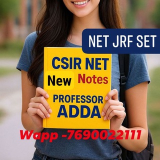 Telegram profile photo for CSIR NET notes 2026
