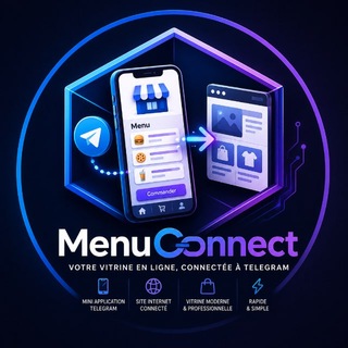 Telegram profile photo for MenuConnect