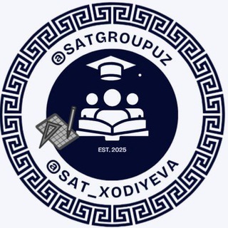Telegram group profile photo for Xodiyeva SAT Group