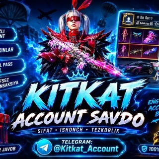 Telegram profile photo for 『Kit Kat』AKAUNT SAVDO