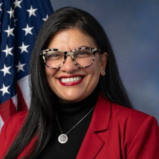 Telegram profile photo for Congresswoman Rashida Tlaib