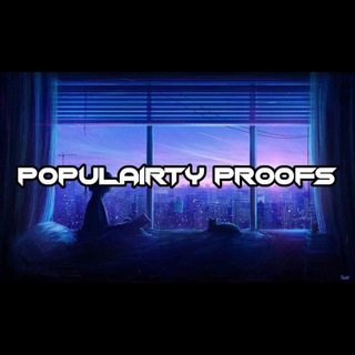 Telegram profile photo for POPULAIRTY PROOFS