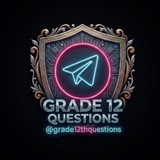 Telegram profile photo for Grade 12 questions