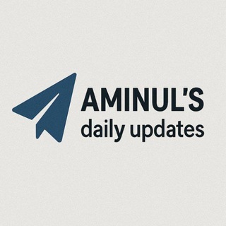 Telegram profile photo for Aminul's Daily Update