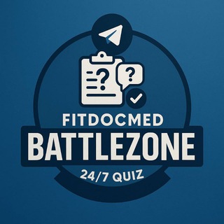 Telegram group profile photo for FitDocMed BattleZone: 24-Hour Quiz Arena