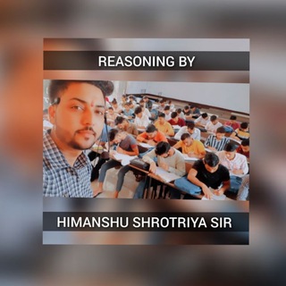 Telegram profile photo for Himanshu Shrotriya The Reasoning Guru #himanshusir