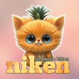 Telegram profile photo for NIKEN PINEAPPLE KITTEN PORTAL