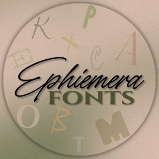 Telegram profile photo for Ephiemera│Эмодзи│Шрифты