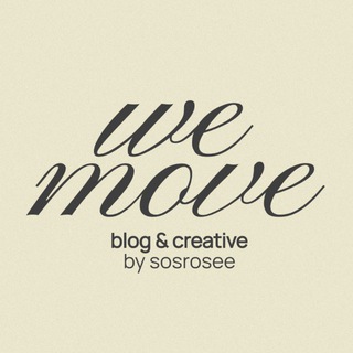 Telegram profile photo for we move | blog & creative