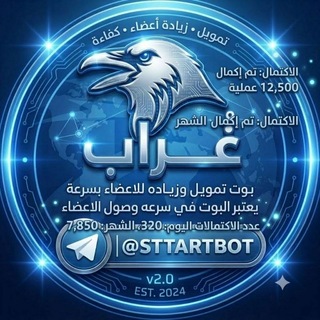 Telegram profile photo for اكتملات بوت تمويل الغراب🇾🇪⚡️