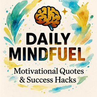 Telegram profile photo for Motivational Quotes & Success Hacks✨