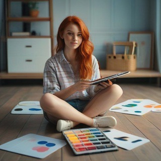 Telegram group profile photo for Акриловая магия выкрасок ✨🎩✨