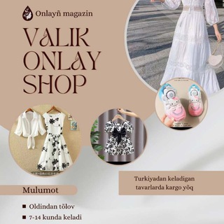 Telegram group profile photo for Valik onlayn shop.Хитой туркия таварлар #45