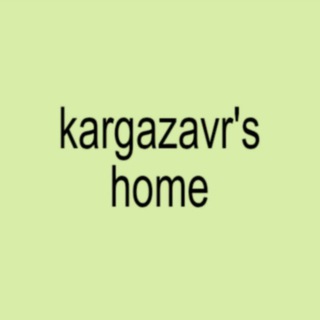 Telegram profile photo for kargazavr's home