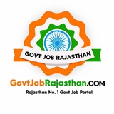 Telegram profile photo for Govt Job Rajasthan