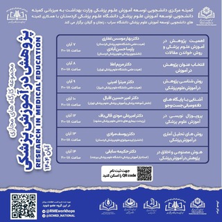 Telegram group profile photo for مجموعه کارگاه های پژوهش در آموزش