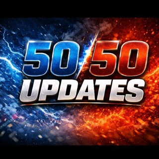 Telegram profile photo for 50/50 UPDATES 🌐🌐🌐