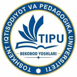 Telegram profile photo for TIPU Bekobod yoshlari