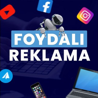 Telegram profile photo for Foydali Reklama agentligi🔥