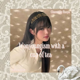 Telegram profile photo for Wonyoungism with a cup of tea