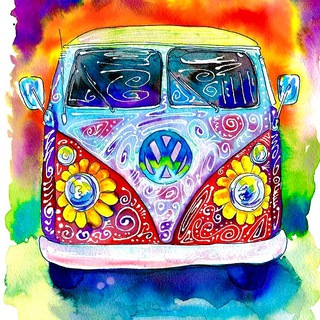 Telegram profile photo for ☮️Хиппи Коммуна🌈