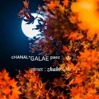 Telegram profile photo for ᶜᴴᴬᴺᴬᴸ"GALAE ᵖᵃᵉᶻ 𓆩🍁𓆪