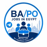Telegram profile photo for BA/PO Jobs in Egypt