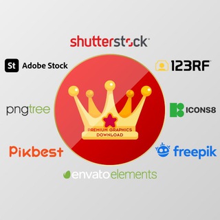 Telegram group profile photo for Premium Graphics Download